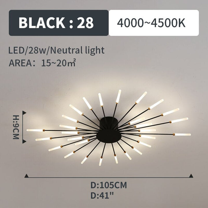 Arisha Moderni LED Montaggio Incasso Plafoniere Fuochi Artificiali