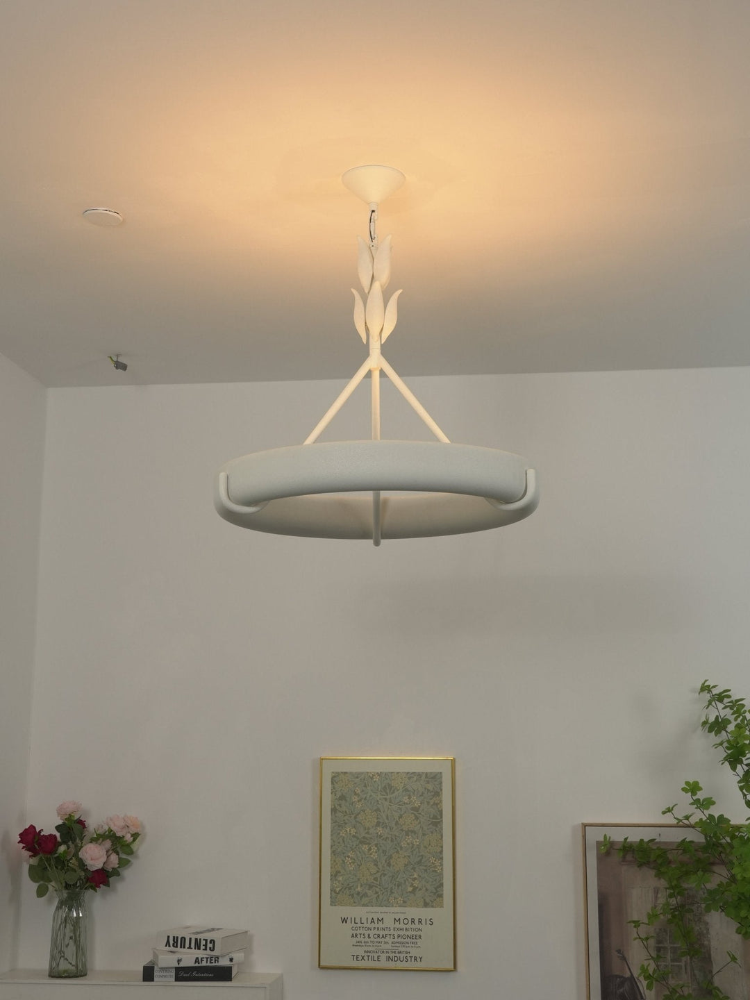 Sorarena lampadario in gesso
