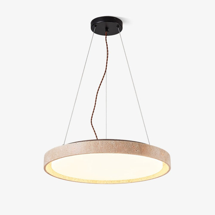 Seranena travertino Circle LED lampada a sospensione