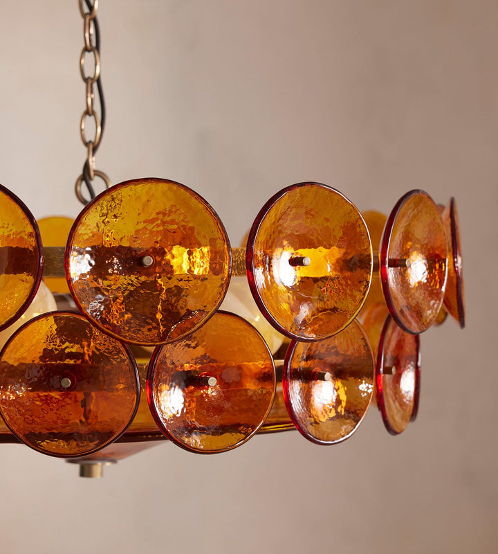 Eirinena lampadario Murano in vetro antico
