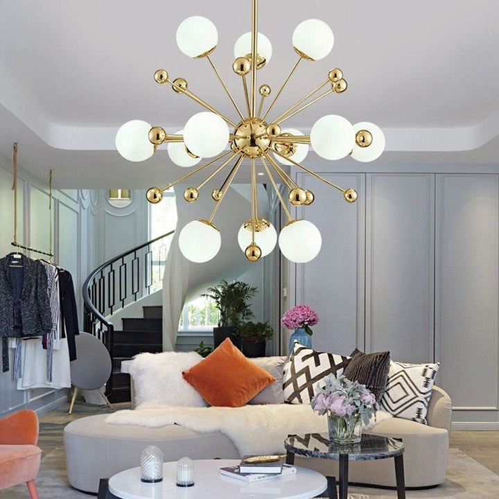 Nordic Moderno Metallo/Vetro Lux Lampadario 0ro Camera da letto/Soggiorno/Sala da Pranzo