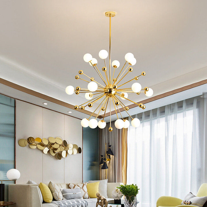 Nordic Moderno Metallo/Vetro Lux Lampadario 0ro Camera da letto/Soggiorno/Sala da Pranzo