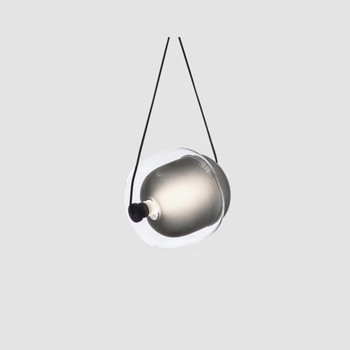 Valentina Moderni LED Bolla Vetro Lampade a Sospensione Blu/Giallo/Rosa/Grigio Fumo/Bianco/Chiaro Soggiorno/Camera da Letto